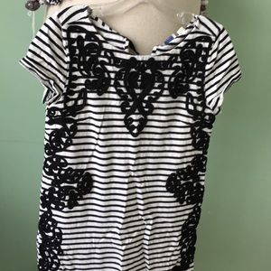 Black and white Anthro Tunic